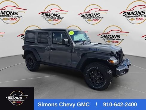 Used 2023 Jeep Wrangler Unlimited w/ Sun & Screen Package AWD/4WD image 2