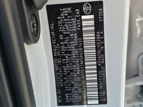 Used 2024 Toyota Camry LE w/ Cold Weather Package image 9