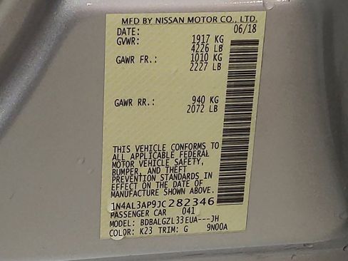 Used 2018 Nissan Altima 2.5 S w/ S Convenience Package image 33