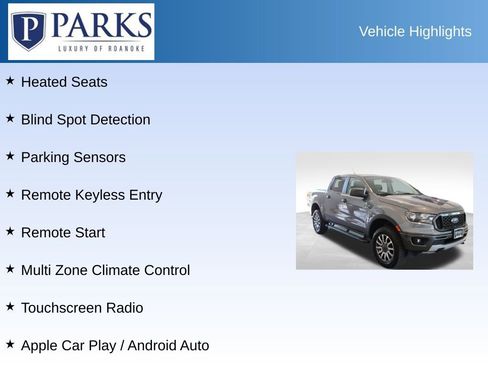 Used 2022 Ford Ranger XLT w/ Equipment Group 302A High image 4