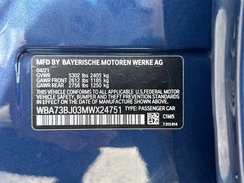 Used 2021 BMW 540i xDrive w/ Premium Package AWD/4WD image 30