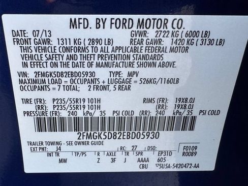 Used 2014 Ford Flex Limited FWD image 30