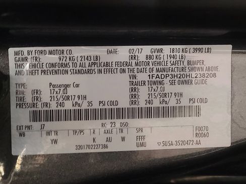 Used 2017 Ford Focus SEL FWD image 33
