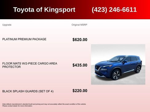 Used 2023 Nissan Rogue Platinum w/ Platinum Premium Package image 3