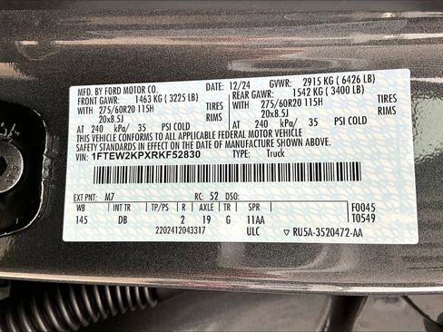 Used 2024 Ford F150 STX w/ STX Black Appearance Package image 33