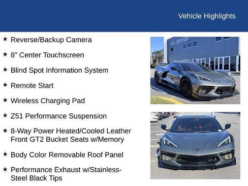 Used 2024 Chevrolet Corvette Stingray Preferred Cpe w/ Z51 Performance Package image 21