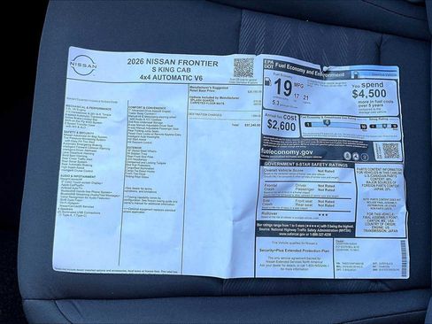 New 2026 Nissan Frontier S image 21