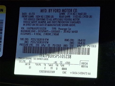 Certified 2023 Ford Mustang Premium image 27