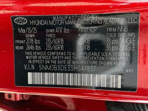 Certified 2025 Hyundai Tucson SEL FWD image 32