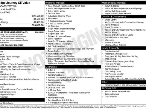 Used 2020 Dodge Journey SE w/ SE Popular Equipment Group image 1