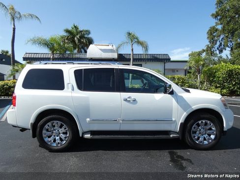 Used 2015 Nissan Armada Platinum w/ 2nd Row Captain Seat Package AWD/4WD image 2