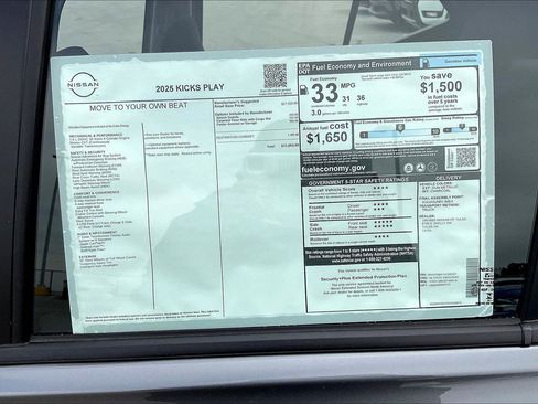 New 2025 Nissan Kicks Play S image 29