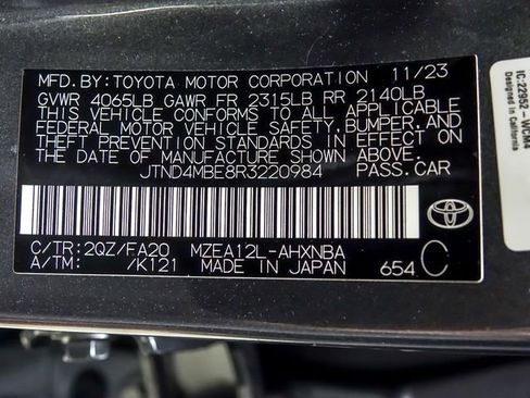 Certified 2024 Toyota Corolla SE FWD image 28