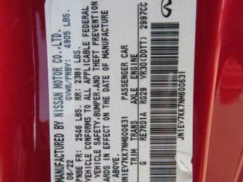 Used 2022 INFINITI Q60 3.0t Luxe w/ Essential Package image 48