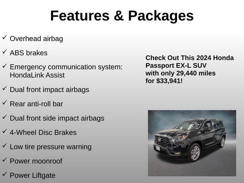 Certified 2024 Honda Passport EX-L image 16