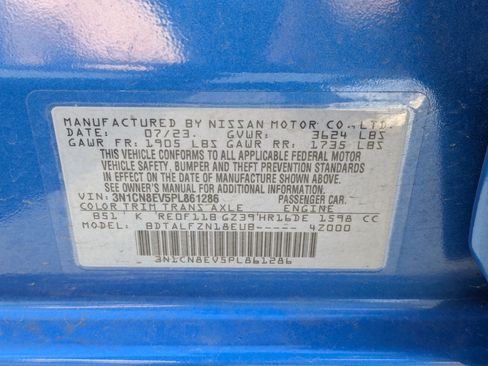 Used 2023 Nissan Versa SV FWD image 35
