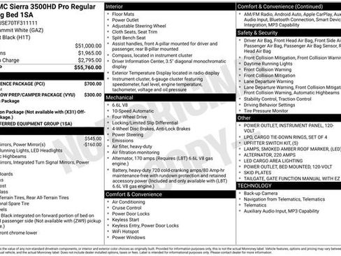 New 2026 GMC Sierra 3500 Pro w/ Convenience Package AWD/4WD image 3
