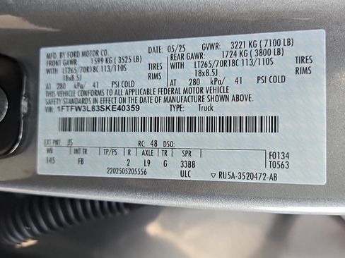 Used 2025 Ford F150 XLT w/ Equipment Group 302A MID AWD/4WD image 24