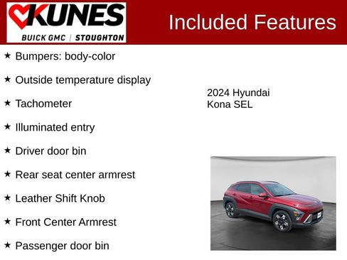 Used 2024 Hyundai Kona SEL FWD image 3