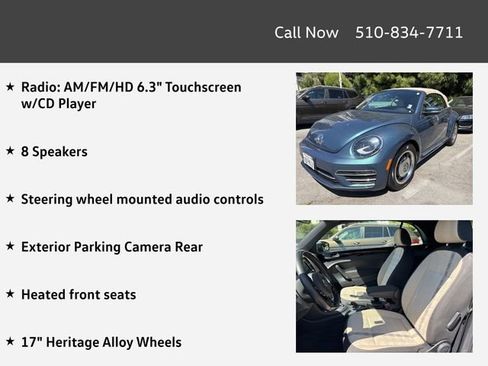 Used 2018 Volkswagen Beetle 2.0T Coast w/ Coast Lighting Package FWD image 4