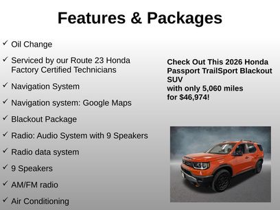 Certified 2026 Honda Passport TrailSport