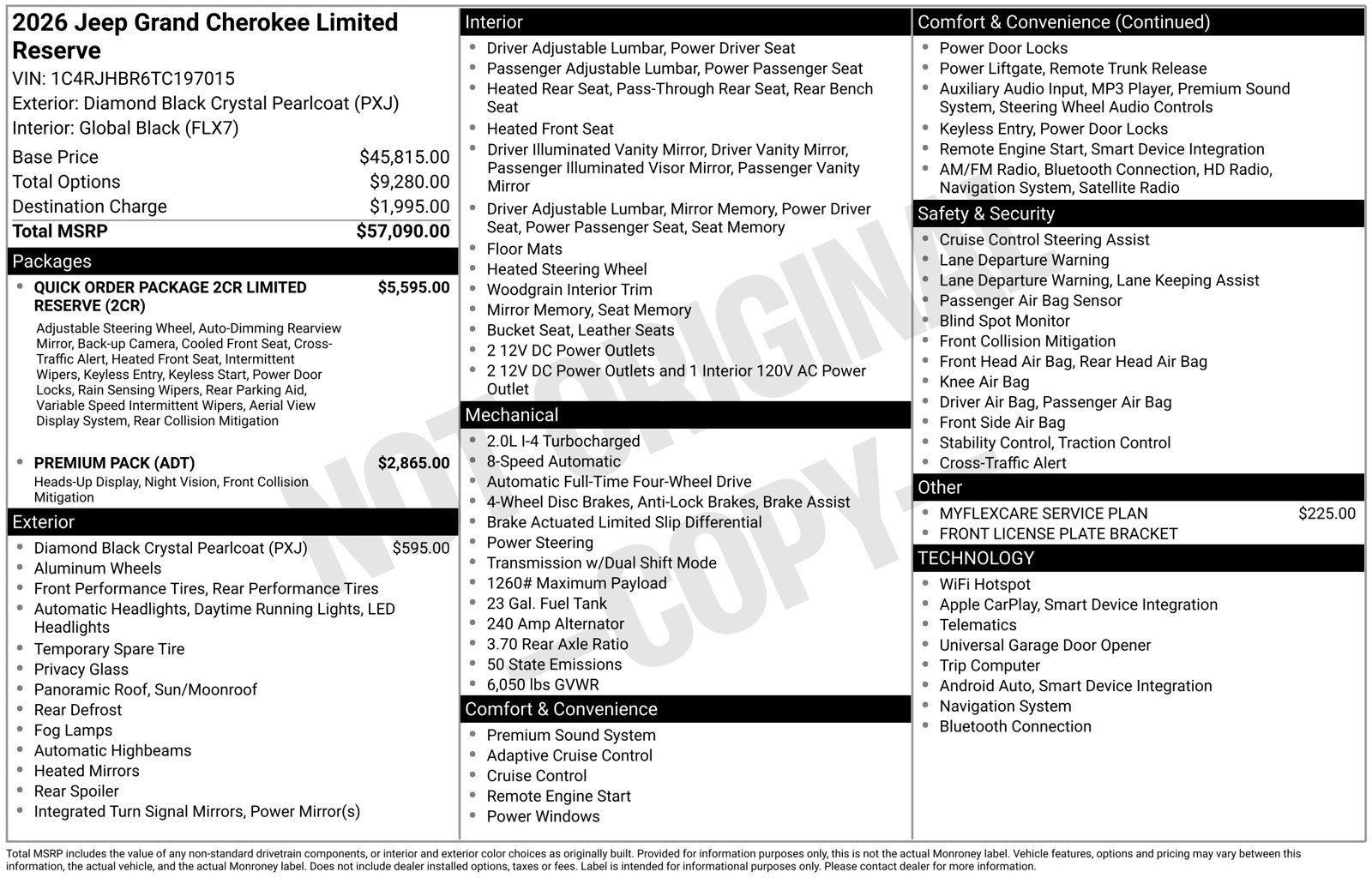 New 2026 Jeep Grand Cherokee Limited AWD/4WD image 4