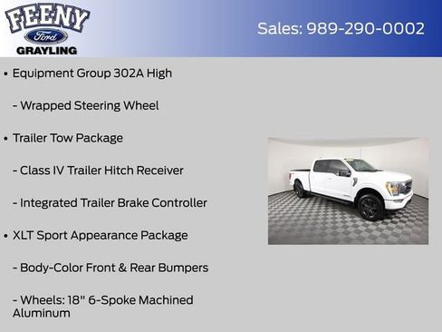 Certified 2023 Ford F150 XLT w/ Equipment Group 302A High AWD/4WD image 16