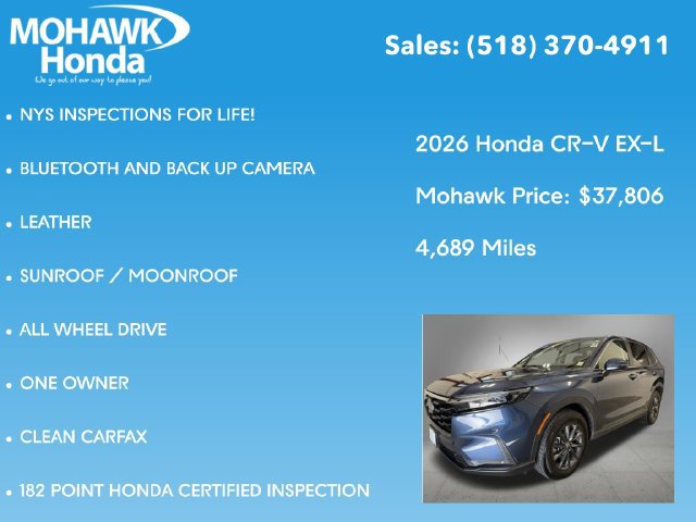 Certified 2026 Honda CR-V EX-L image 8
