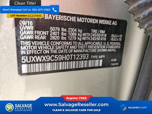 Used 2017 BMW X3 xDrive28i AWD/4WD image 16