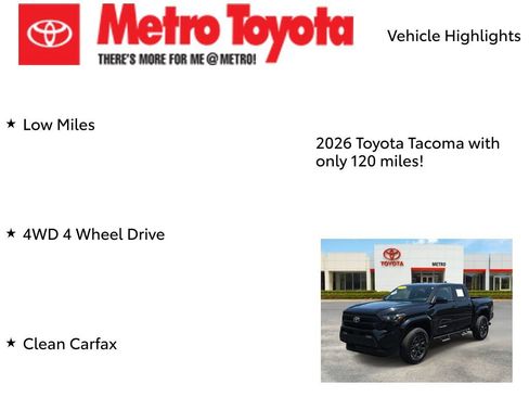 Used 2026 Toyota Tacoma SR5 AWD/4WD image 8