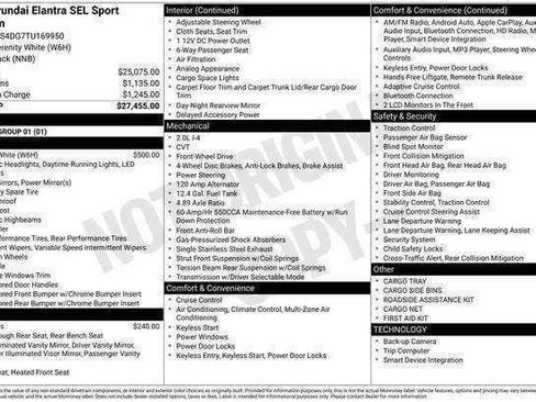 New 2026 Hyundai Elantra SEL Sport image 24