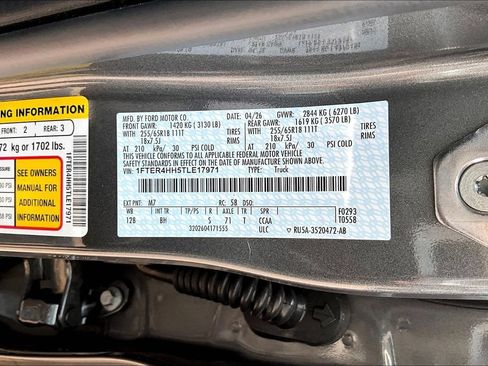 New 2026 Ford Ranger XLT w/ Equipment Group 301A High AWD/4WD image 18