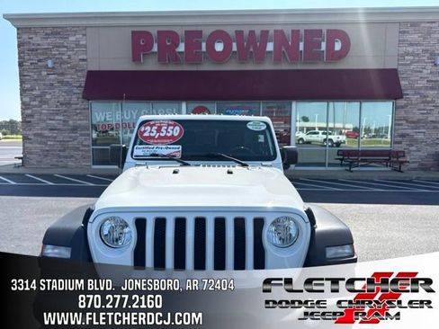 Certified 2021 Jeep Wrangler Sport AWD/4WD image 1