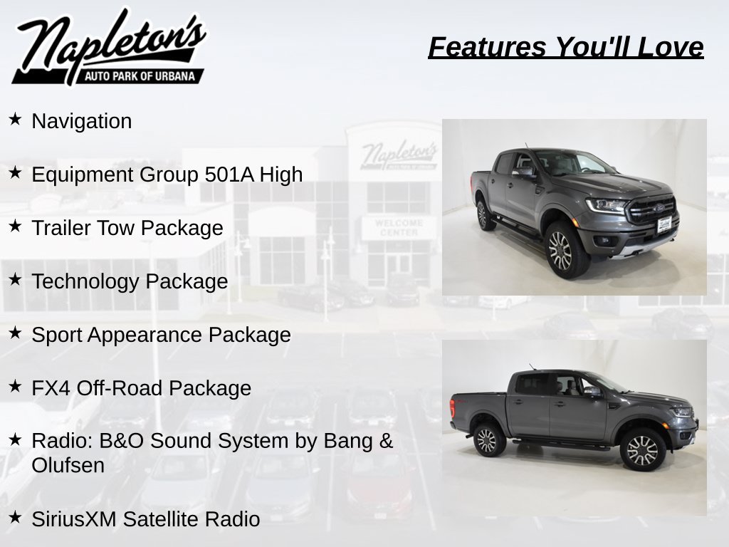 Used 2022 Ford Ranger Lariat w/ Equipment Group 501A High AWD/4WD image 8