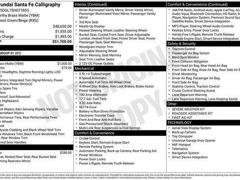 Used 2025 Hyundai Santa Fe Calligraphy AWD/4WD image 9