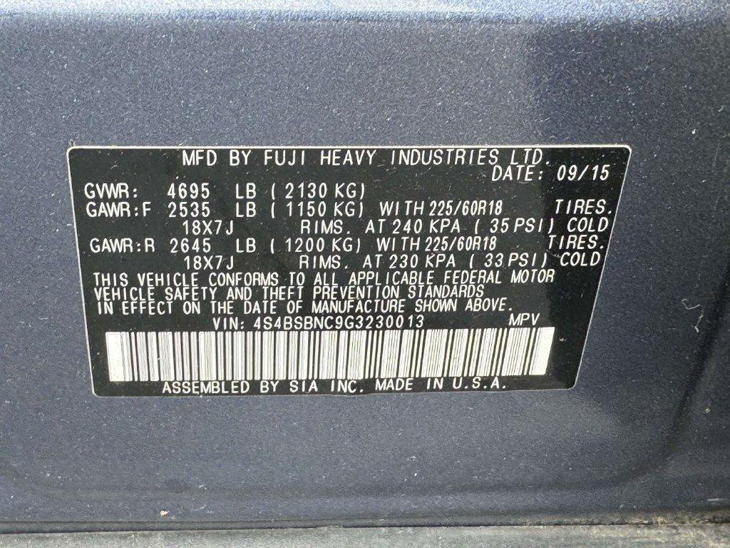 Used 2016 Subaru Outback 2.5i Limited AWD/4WD image 27