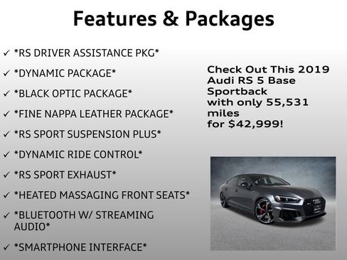 Used 2019 Audi RS 5 Sportback image 4