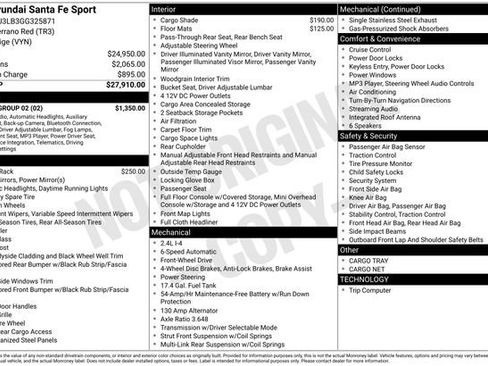 Used 2016 Hyundai Santa Fe Sport w/ Option Group 02 image 2