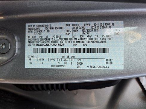 Certified 2023 Ford Escape Active AWD/4WD image 27