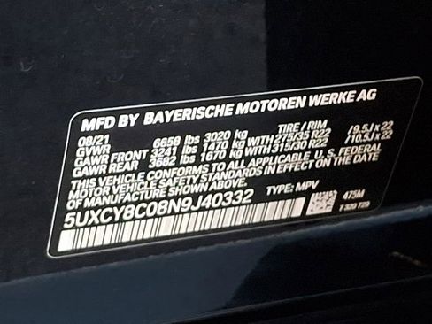 Used 2022 BMW X6 M50i w/ Executive Package image 35