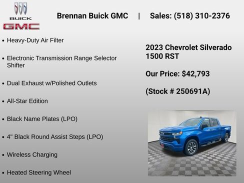 Certified 2023 Chevrolet Silverado 1500 RST w/ Z71 Off-Road Package AWD/4WD image 18