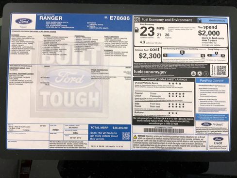 New 2025 Ford Ranger XL image 21