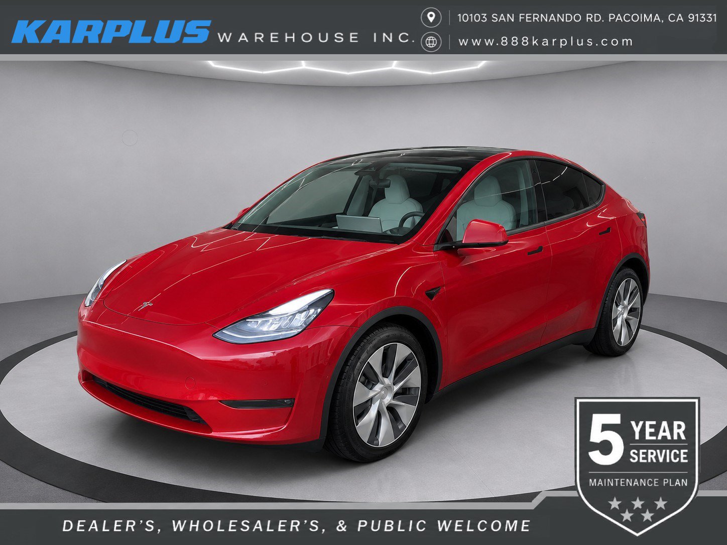 Used 2021 Tesla Model Y Long Range AWD/4WD image 1