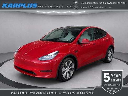 Used 2021 Tesla Model Y Long Range AWD/4WD image 1