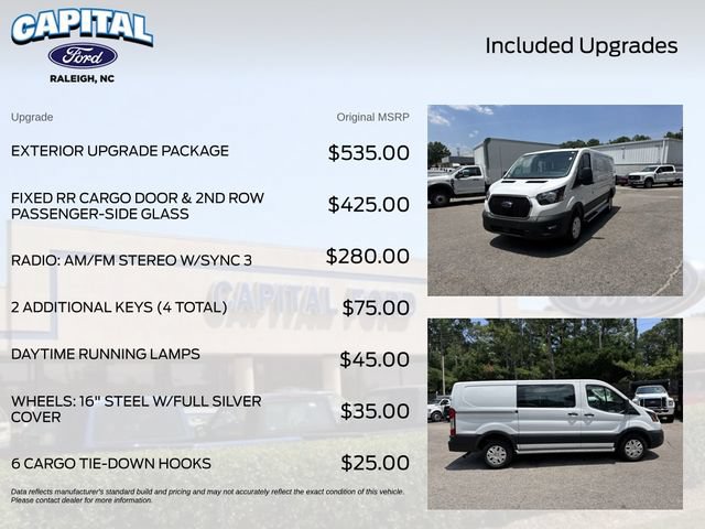 Used 2025 Ford Transit 250 Low Roof w/ Exterior Upgrade Package RWD image 3