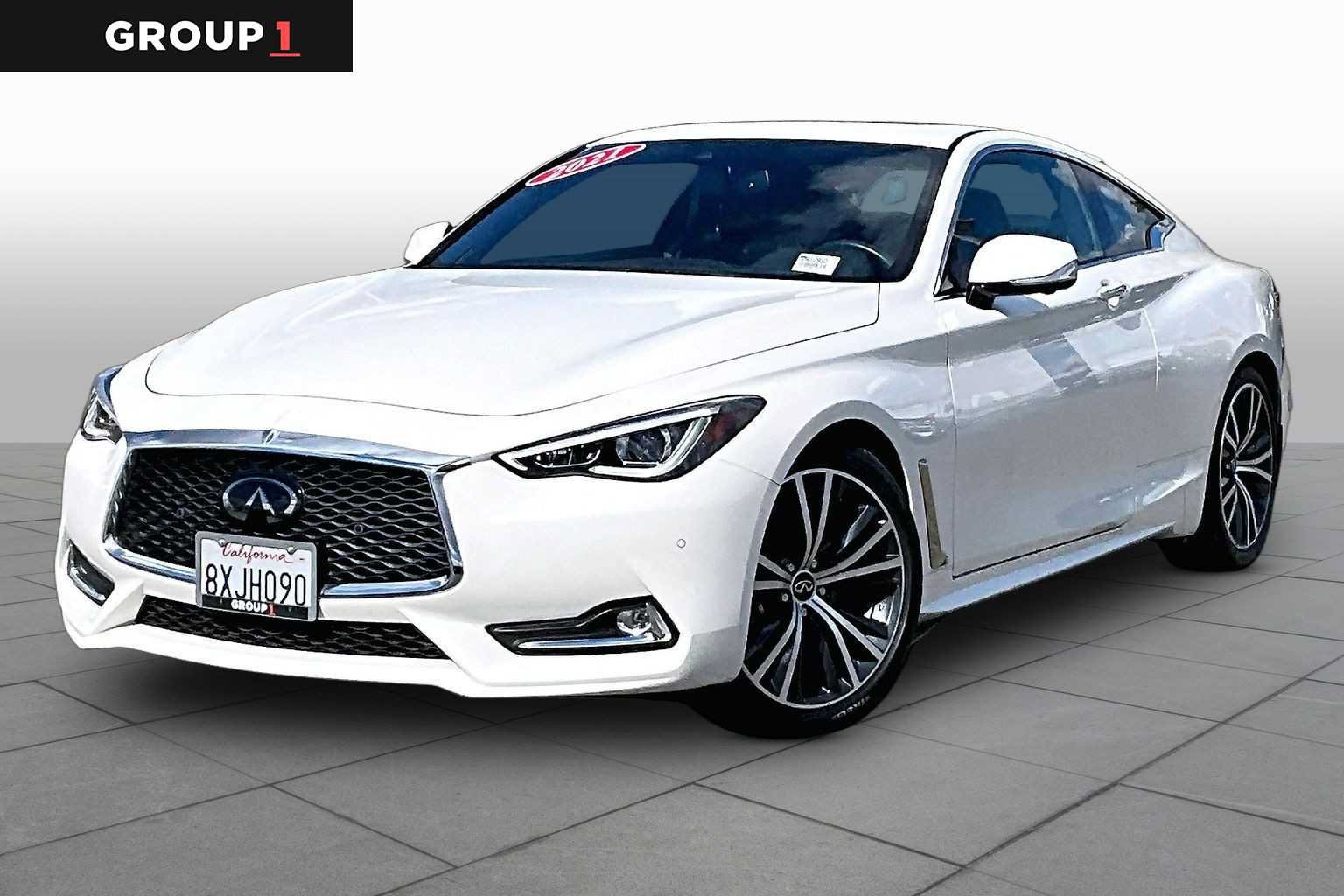 Used 2021 INFINITI Q60 3.0t Luxe w/ Essential Package RWD image 1