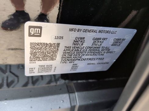 New 2026 Chevrolet Tahoe Z71 w/ Comfort Package image 52