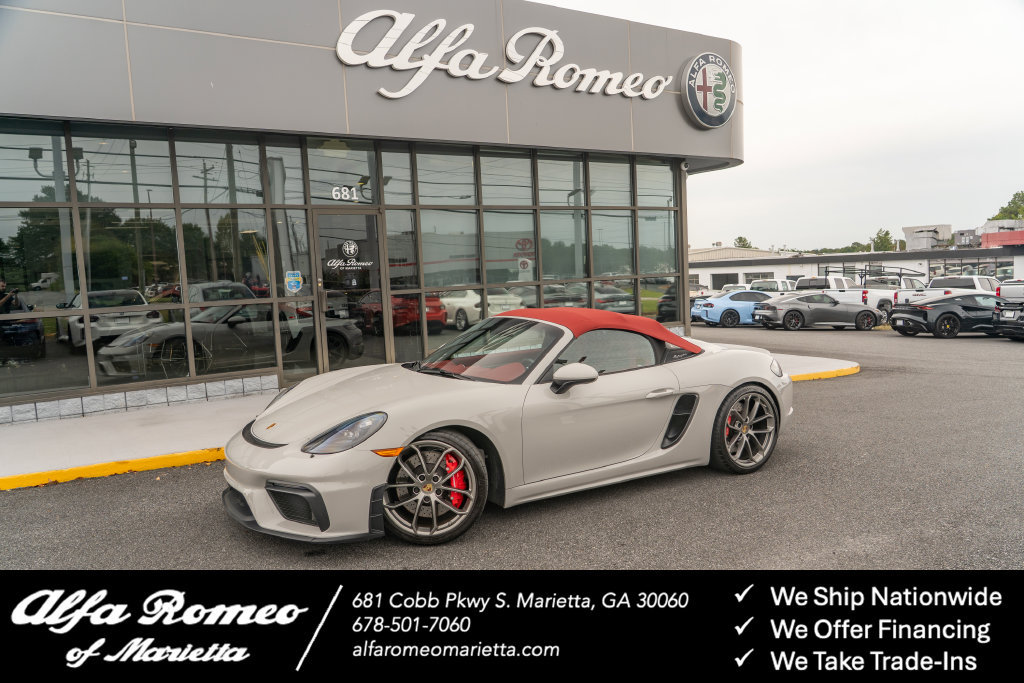 Used 2022 Porsche 718 Boxster Spyder RWD image 1