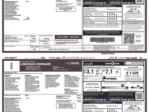 Certified 2025 Lincoln Corsair Grand Touring w/ Equipment Group 301A image 3