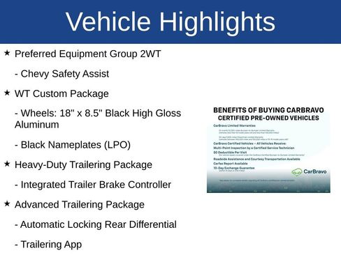 Used 2025 Chevrolet Colorado W/T w/ WT Custom Package RWD image 3